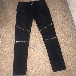 Mens biker fitten jeans